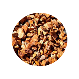 Песчаник крошка каменная тигровая 10–20 (5–20) мм в мешках по 40 кг