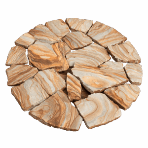 Песчаник желтый (тигровый) 25–40 см